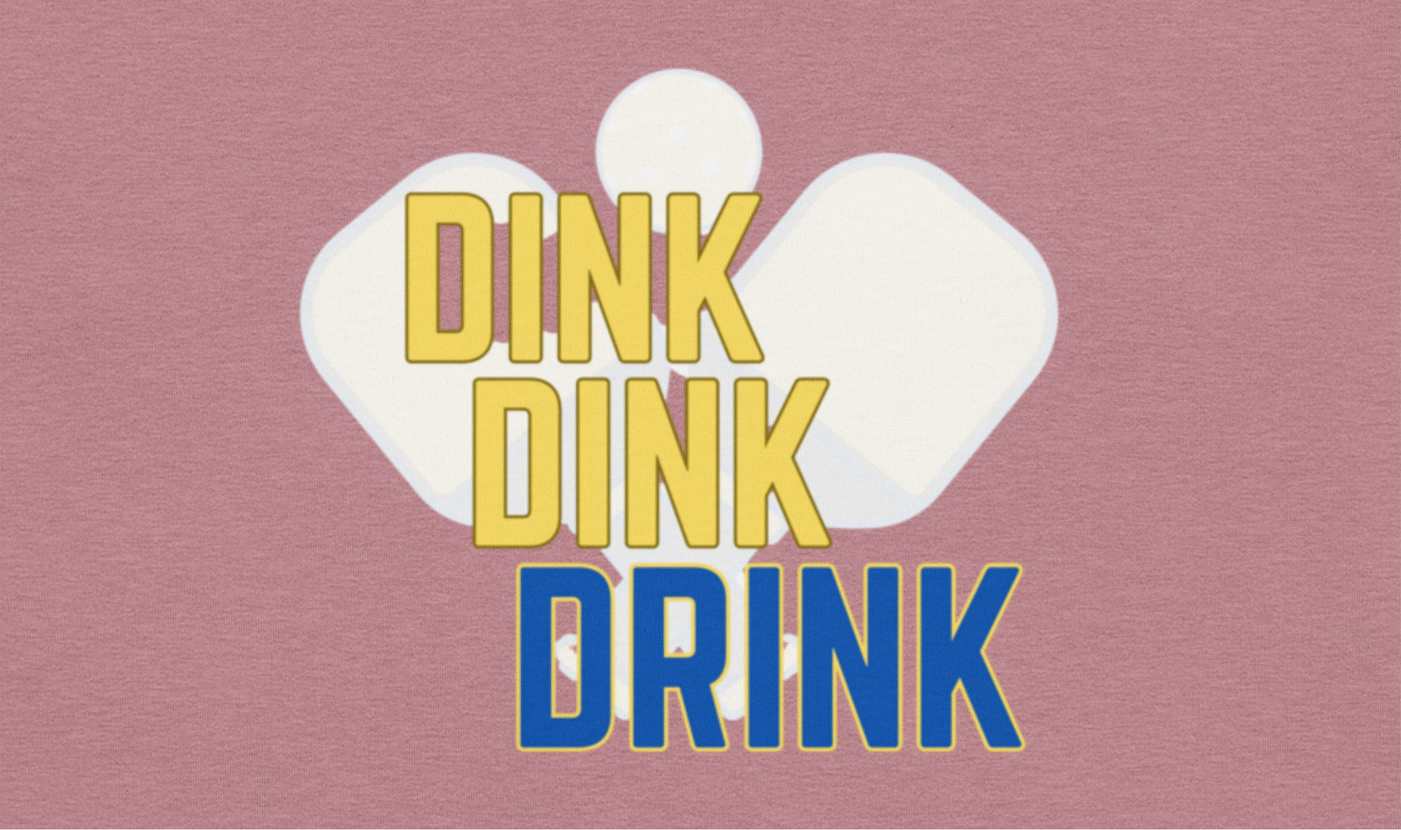 Dink Dink Drink Water Bottle – Fun Pickleball Hydration Bottle
