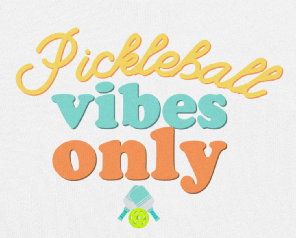 Pickleball Vibes Only Water Bottle – Fun Gift for Pickleball Fans