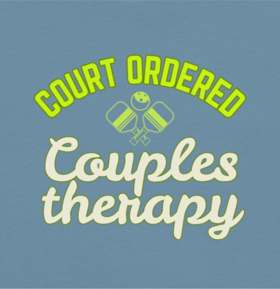 Court Ordered Couples Therapy Pickleball Water Bottle – 25oz