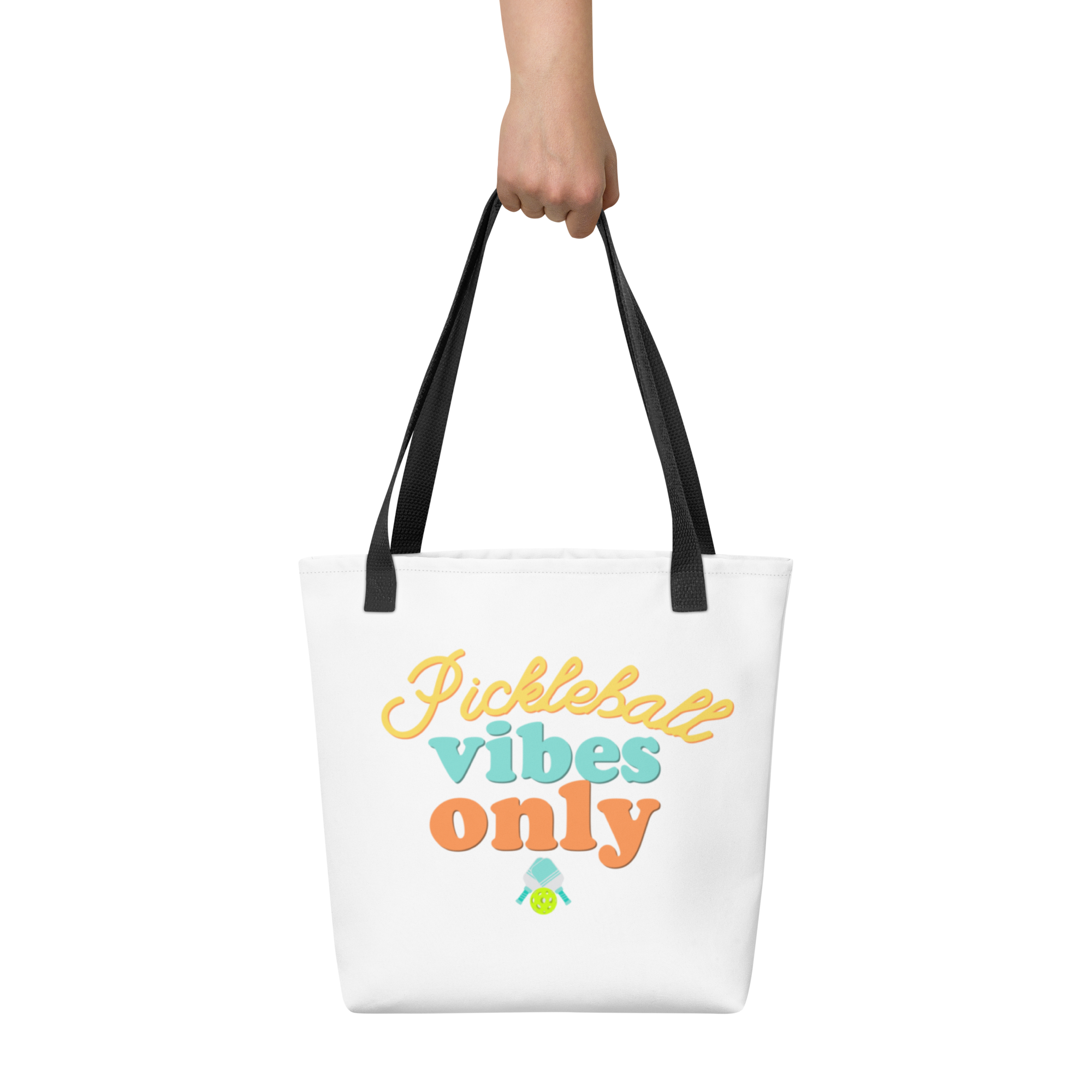 Pickleball Vibes Only Tote Bag – Fun & Stylish Carryall
