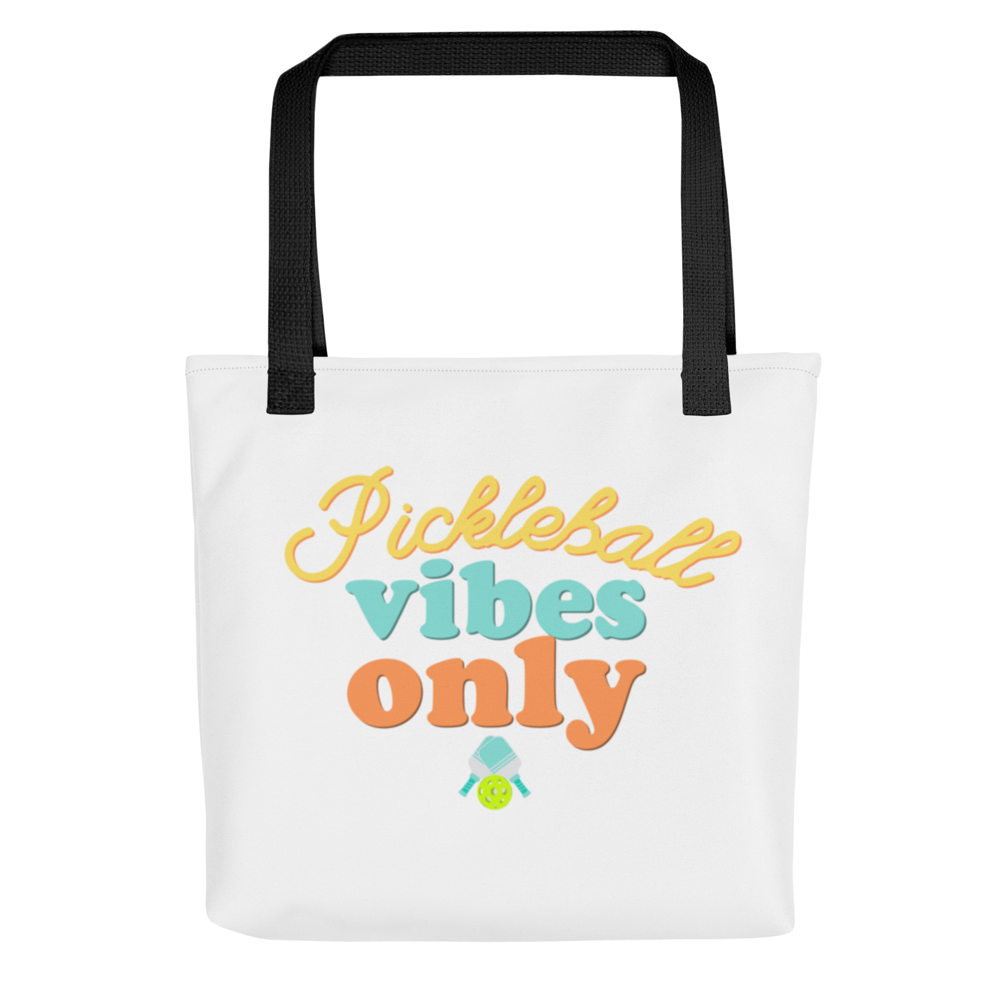 Pickleball Vibes Only Tote Bag – Fun & Stylish Carryall
