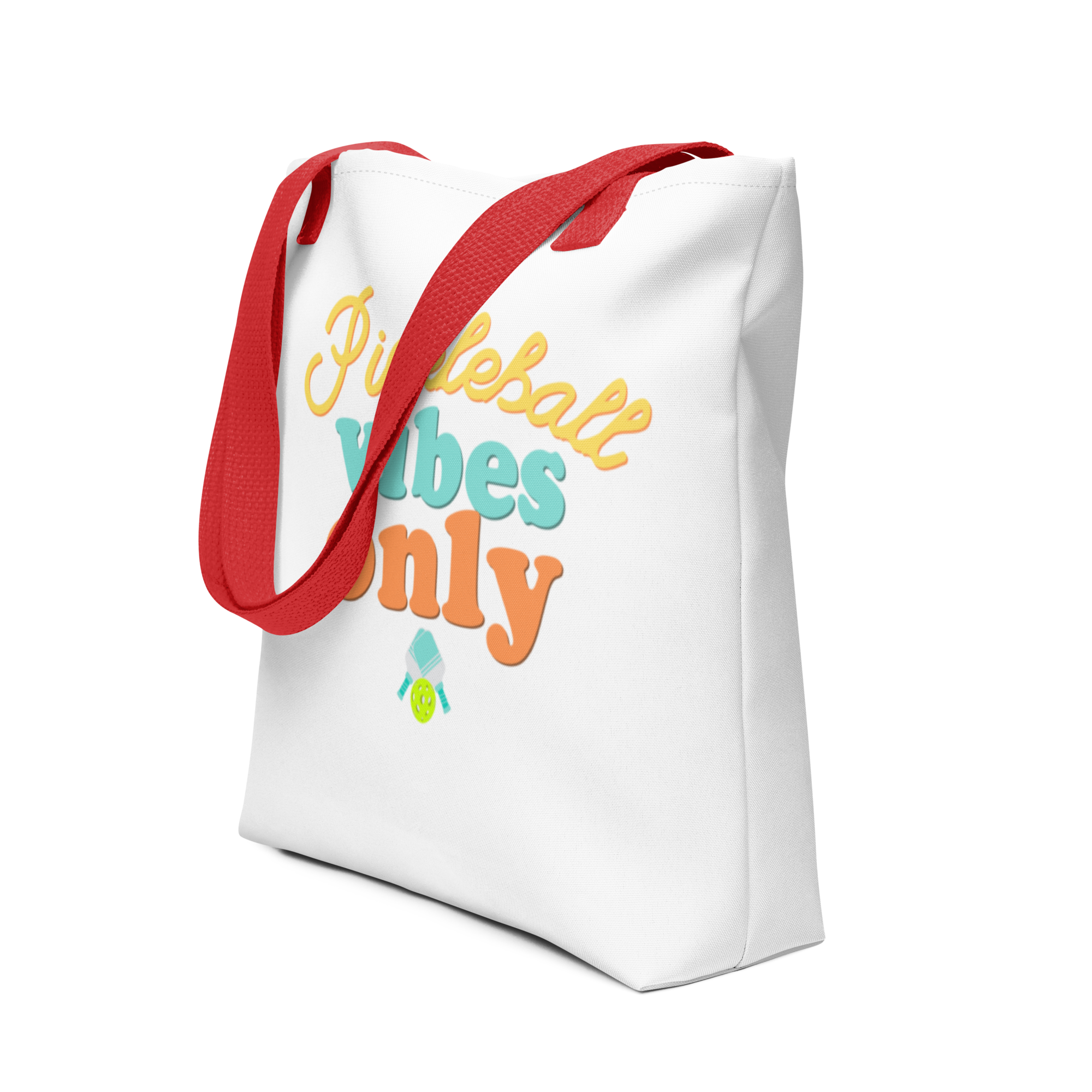 Pickleball Vibes Only Tote Bag – Fun & Stylish Carryall