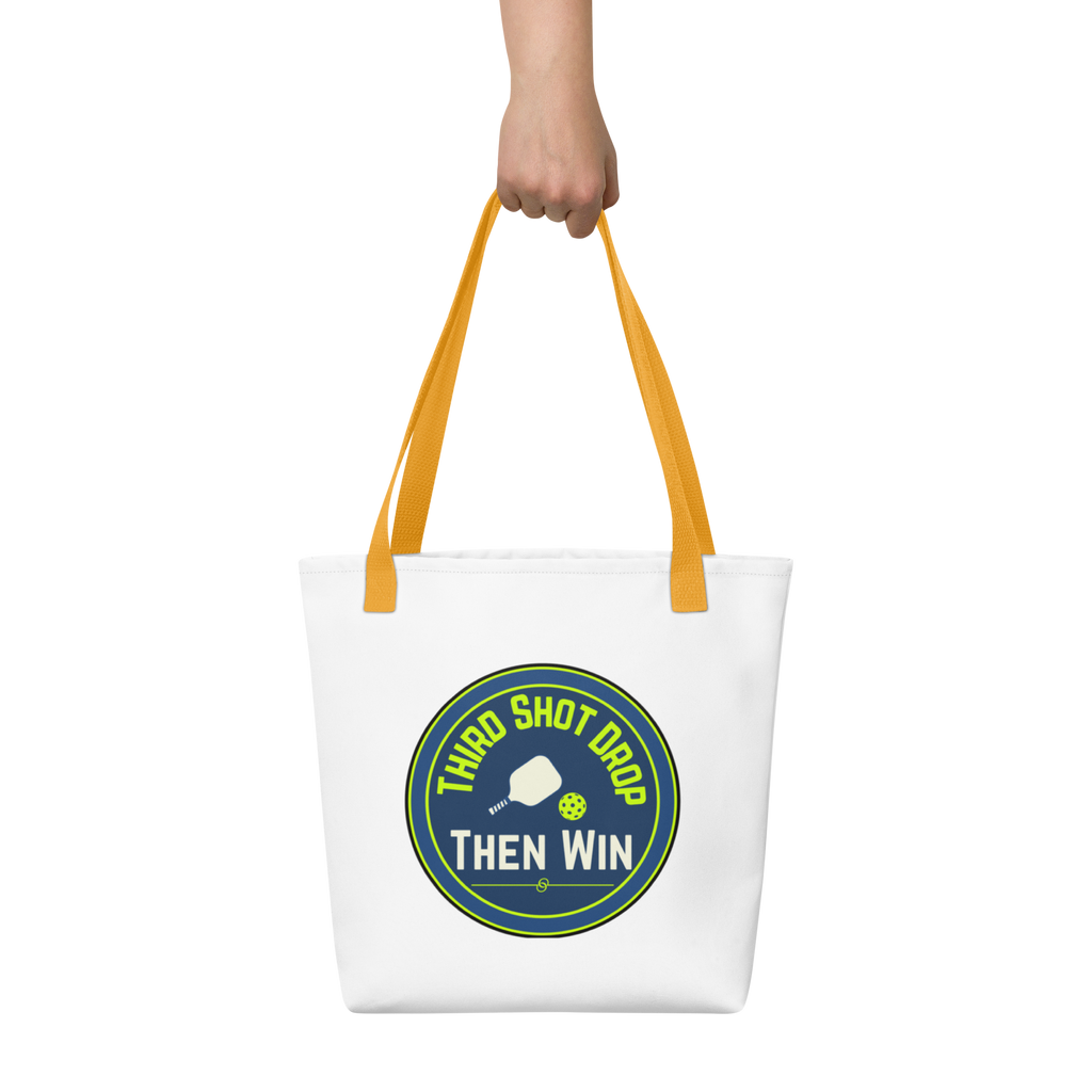 3rd Shot Drop Then Win Tote Bag – Competitive Pickleball Essential