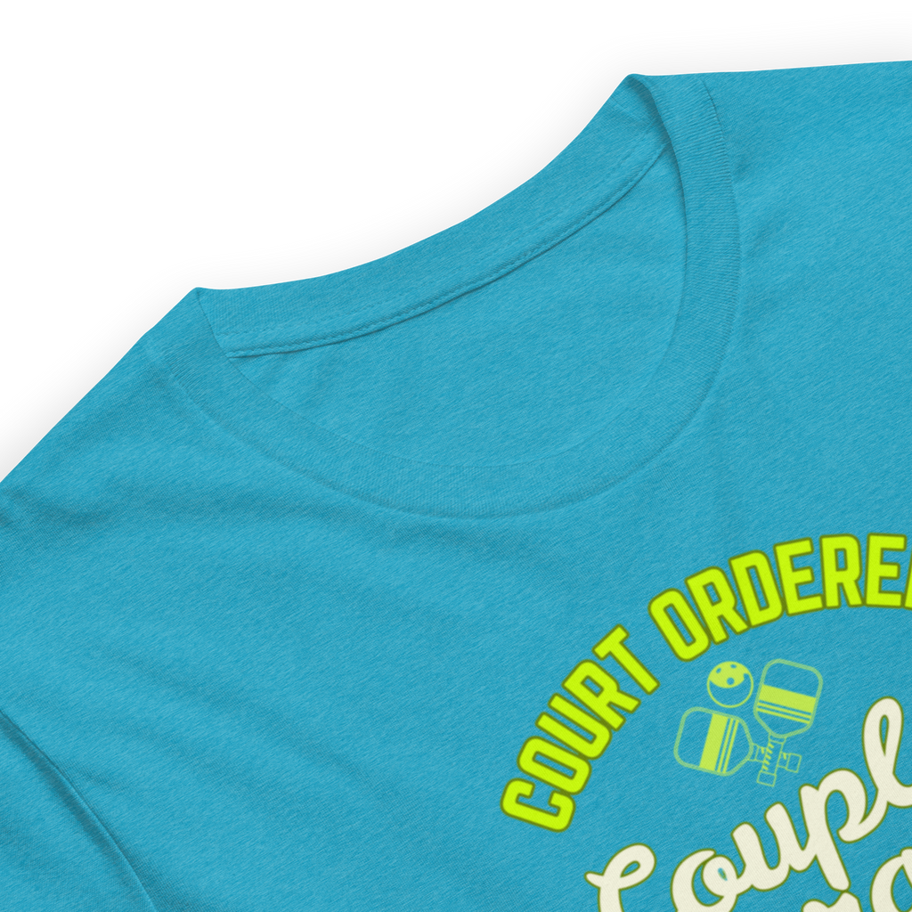 Court-Ordered Couples Therapy Pickleball Shirt – Funny Gift Tee