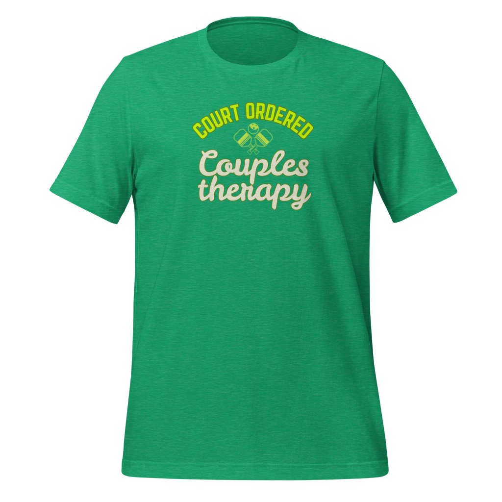 Court-Ordered Couples Therapy Pickleball Shirt – Funny Gift Tee