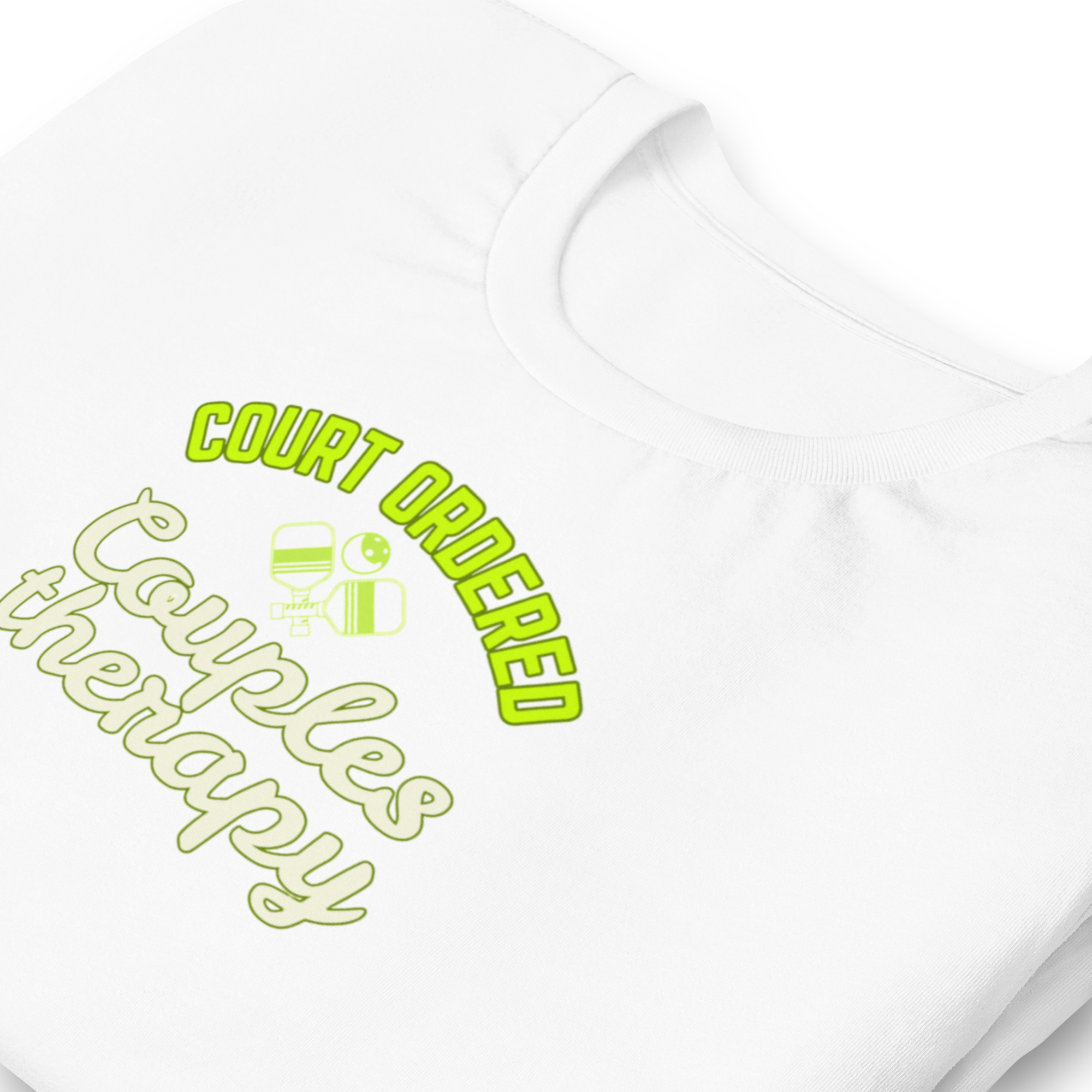 Court-Ordered Couples Therapy Pickleball Shirt – Funny Gift Tee