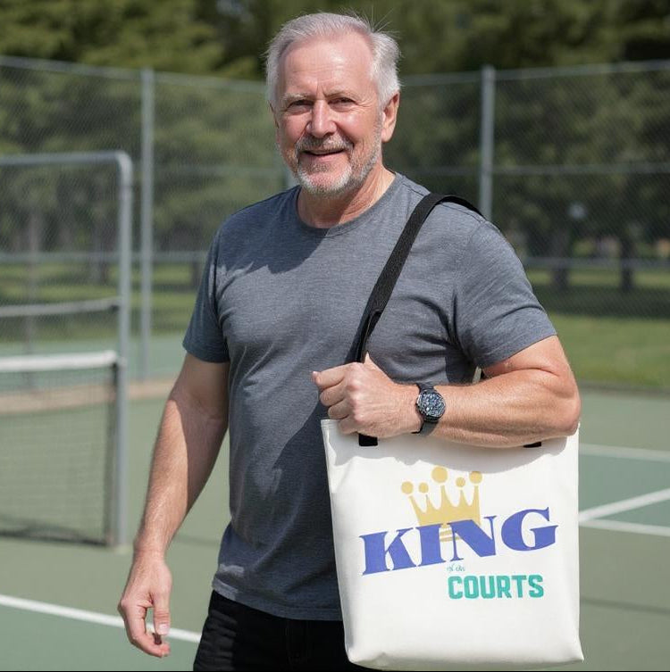 King of the Court Tote Bag – Bold Pickleball Champion Style