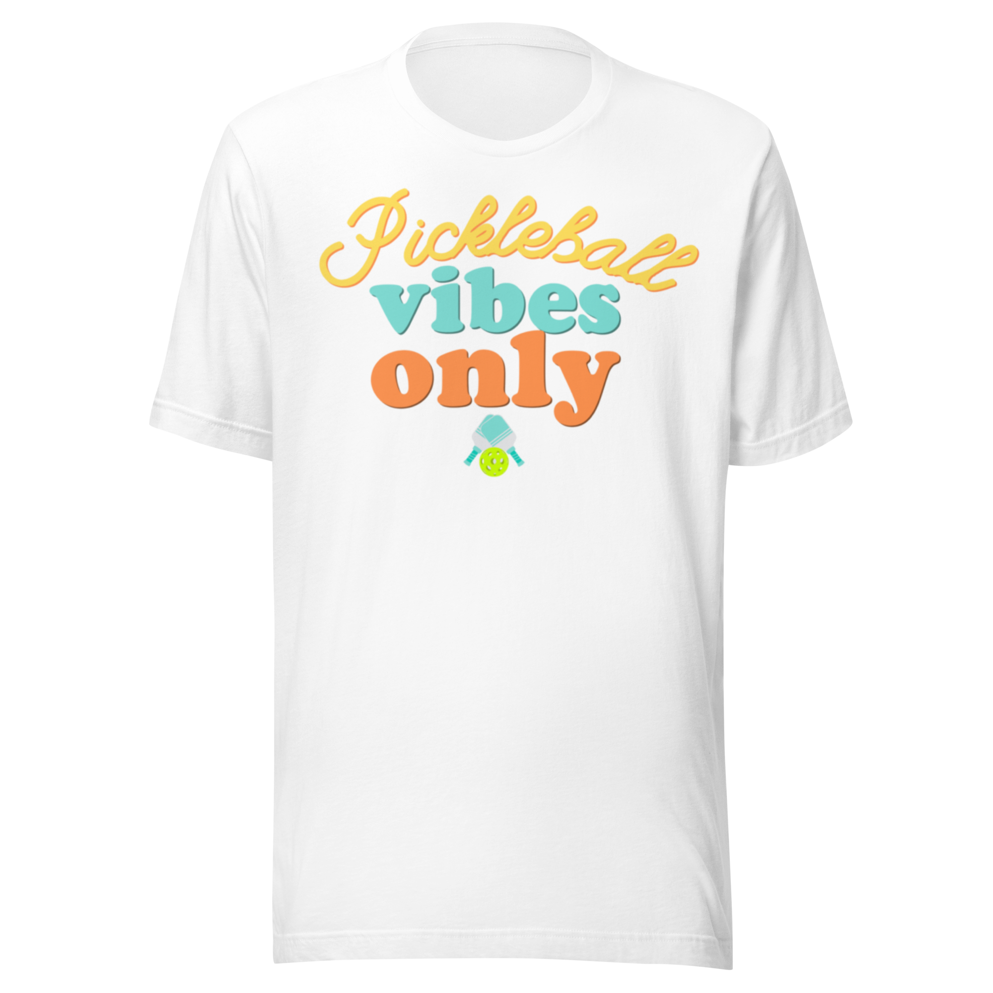 Pickleball Vibes Only Tee - Soft, Funny Shirt for players