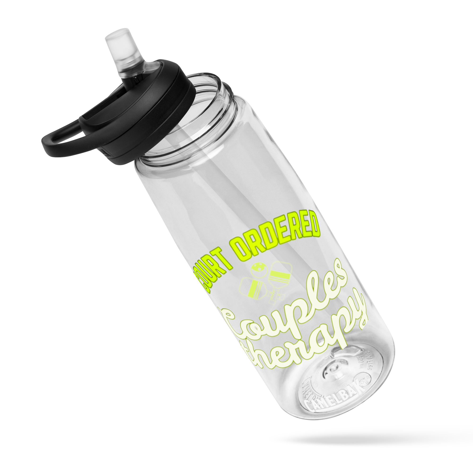 Court Ordered Couples Therapy Pickleball Water Bottle – 25oz