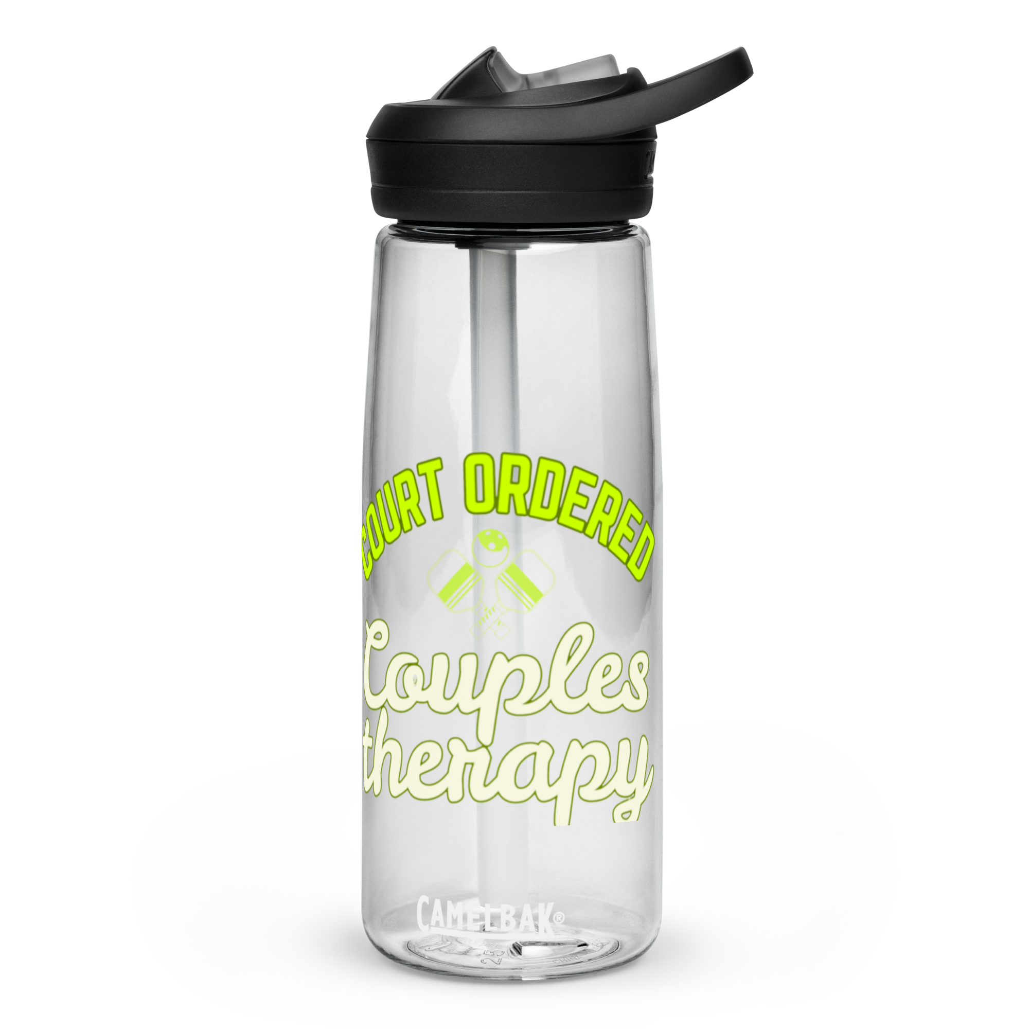 Court Ordered Couples Therapy Pickleball Water Bottle – 25oz