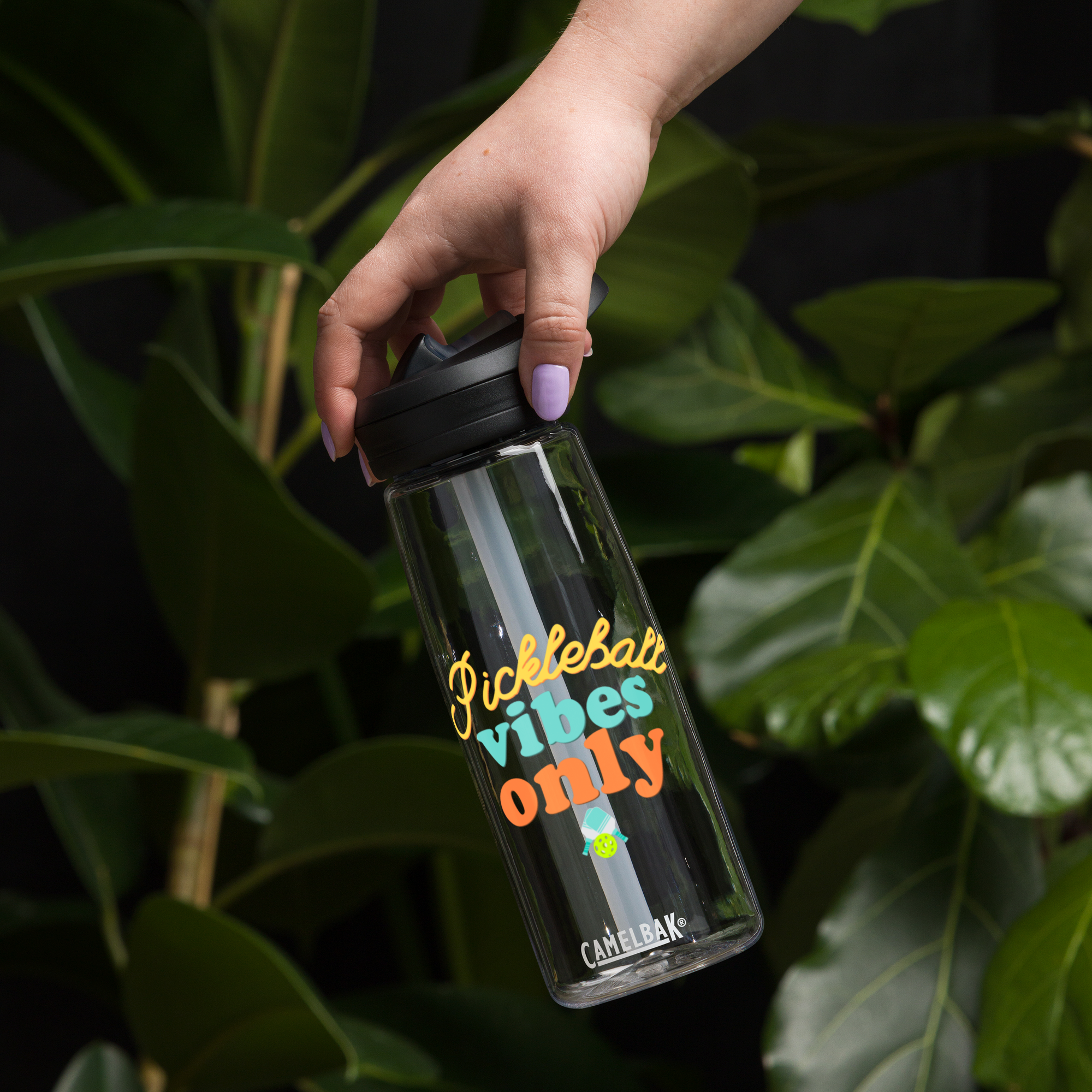 Pickleball Vibes Only Water Bottle – Fun Gift for Pickleball Fans