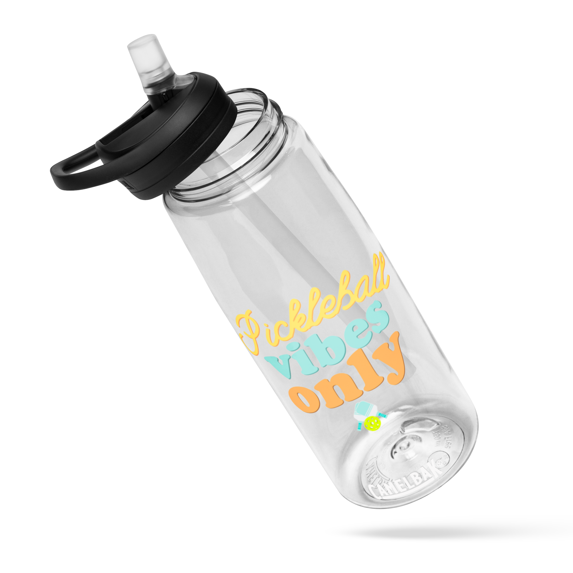 Pickleball Vibes Only Water Bottle – Fun Gift for Pickleball Fans