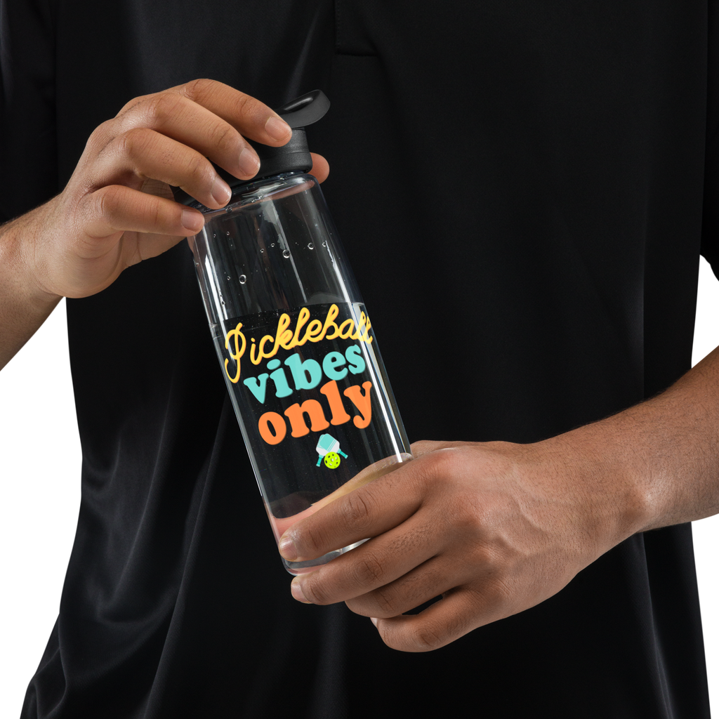 Pickleball Vibes Only Water Bottle – Fun Gift for Pickleball Fans