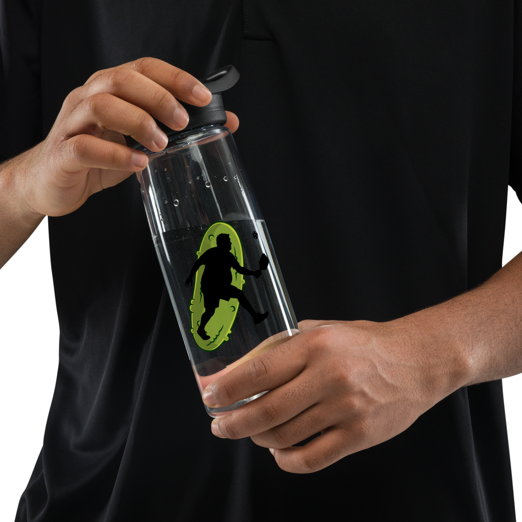 Dad Bod Pickleball Champion Water Bottle – Funny Gift for Dads