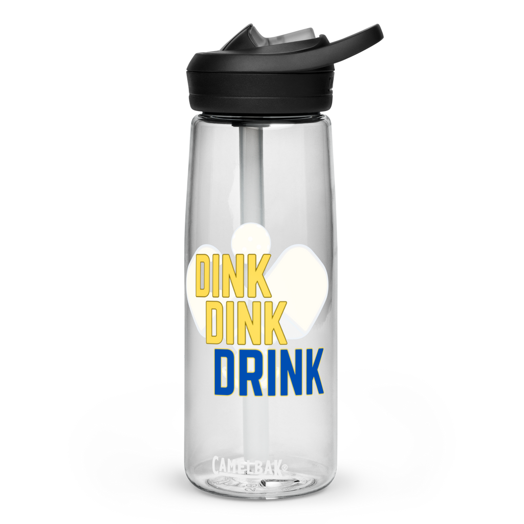 Dink Dink Drink Water Bottle – Fun Pickleball Hydration Bottle