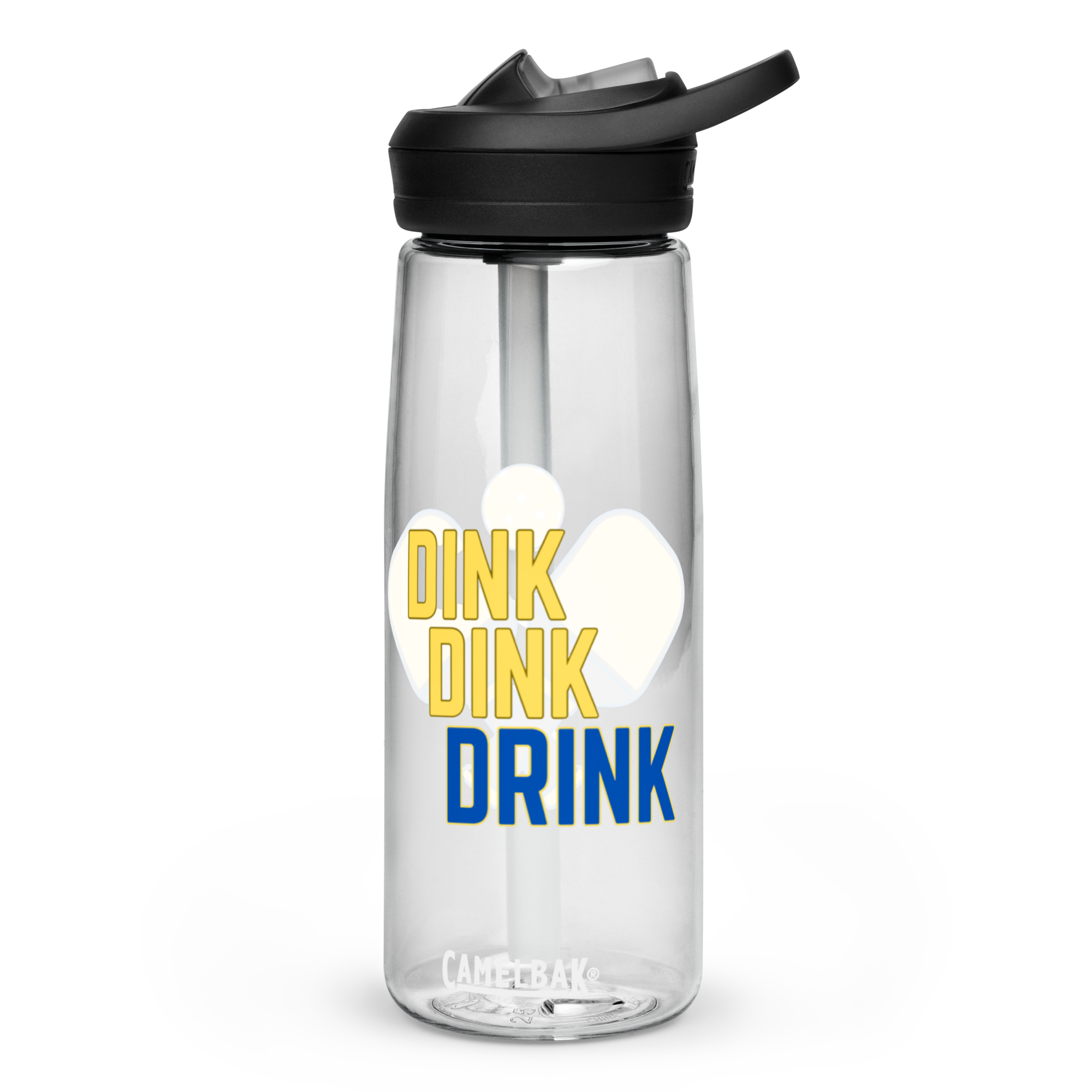 Dink Dink Drink Water Bottle – Fun Pickleball Hydration Bottle