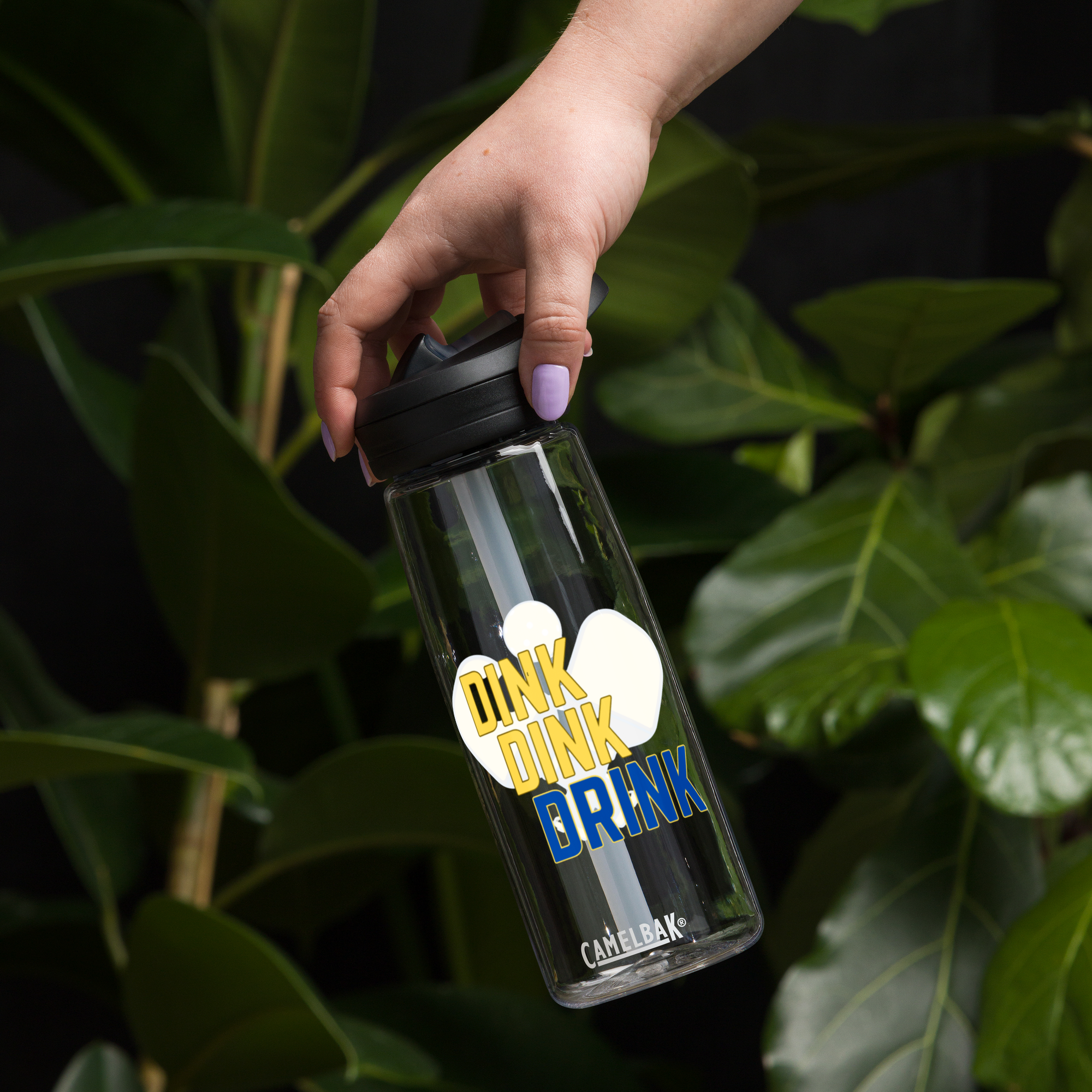Dink Dink Drink Water Bottle – Fun Pickleball Hydration Bottle