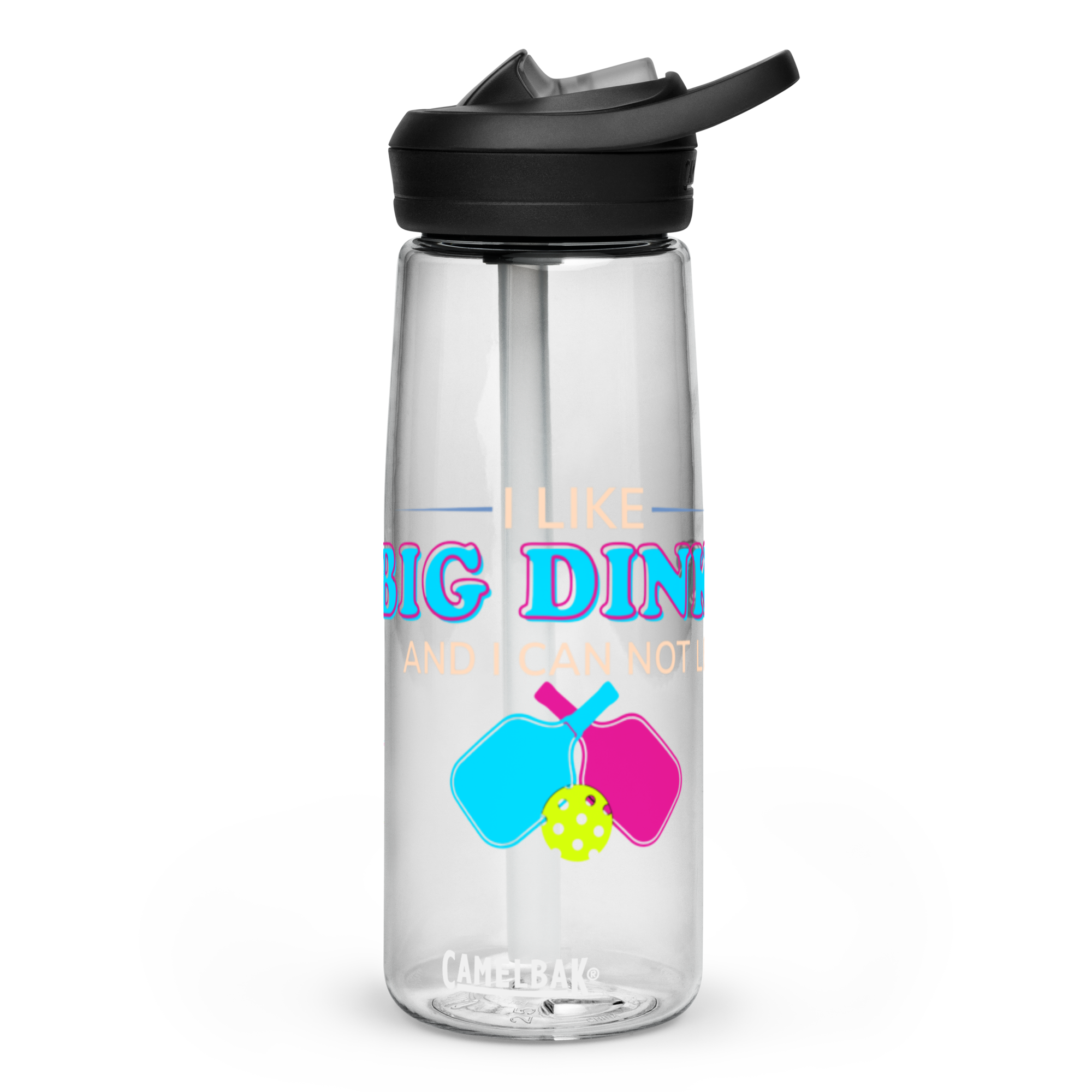 I Like Big Dinks Water Bottle – Funny Pickleball Gift for Players