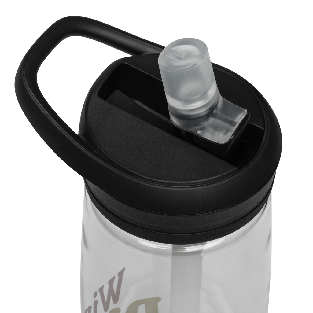 Wine Later Dink Now Water Bottle – Funny Pickleball Gift for Wine Lovers