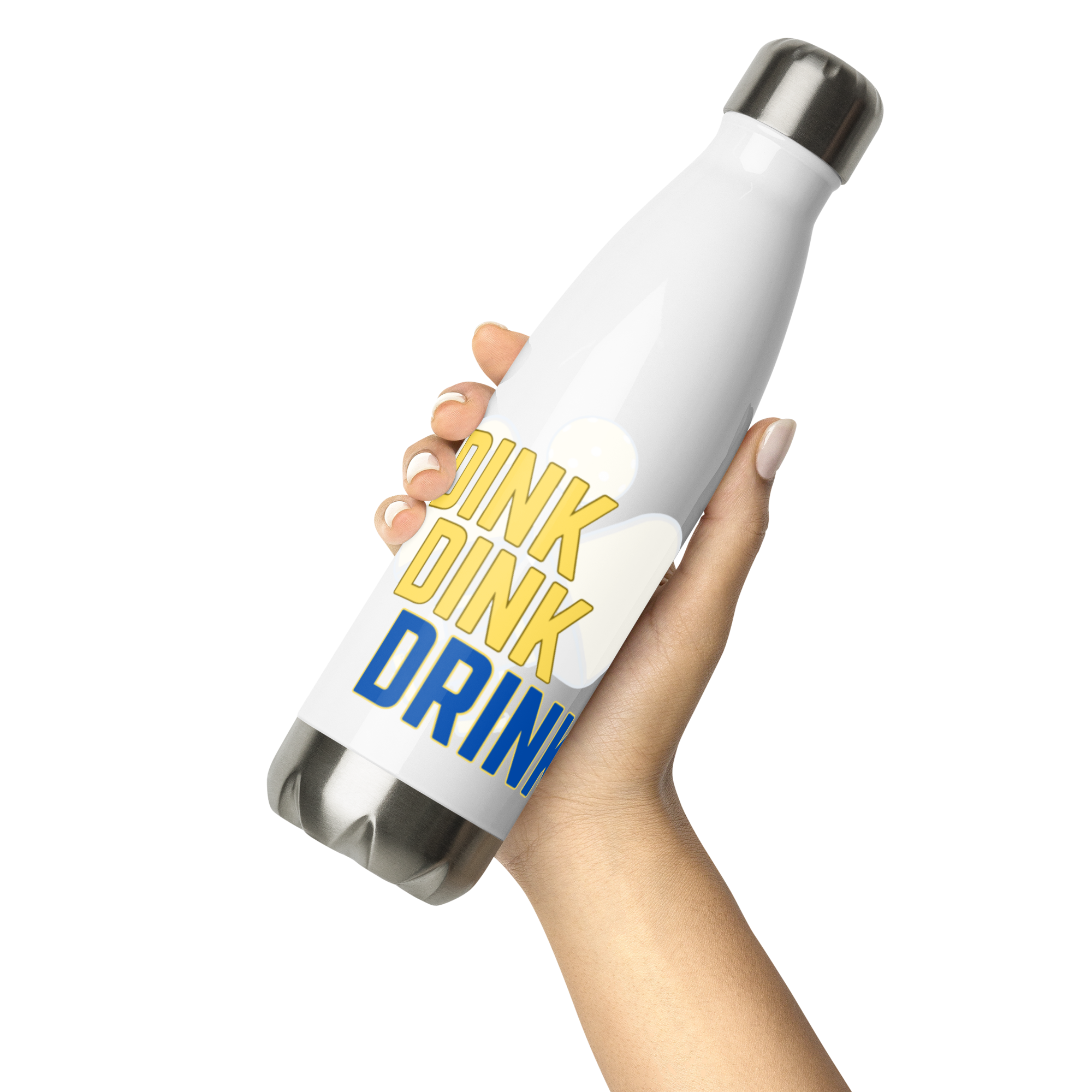 Dink Dink Drink Pickleball Bottle – Fun Stainless Steel Flask 17oz