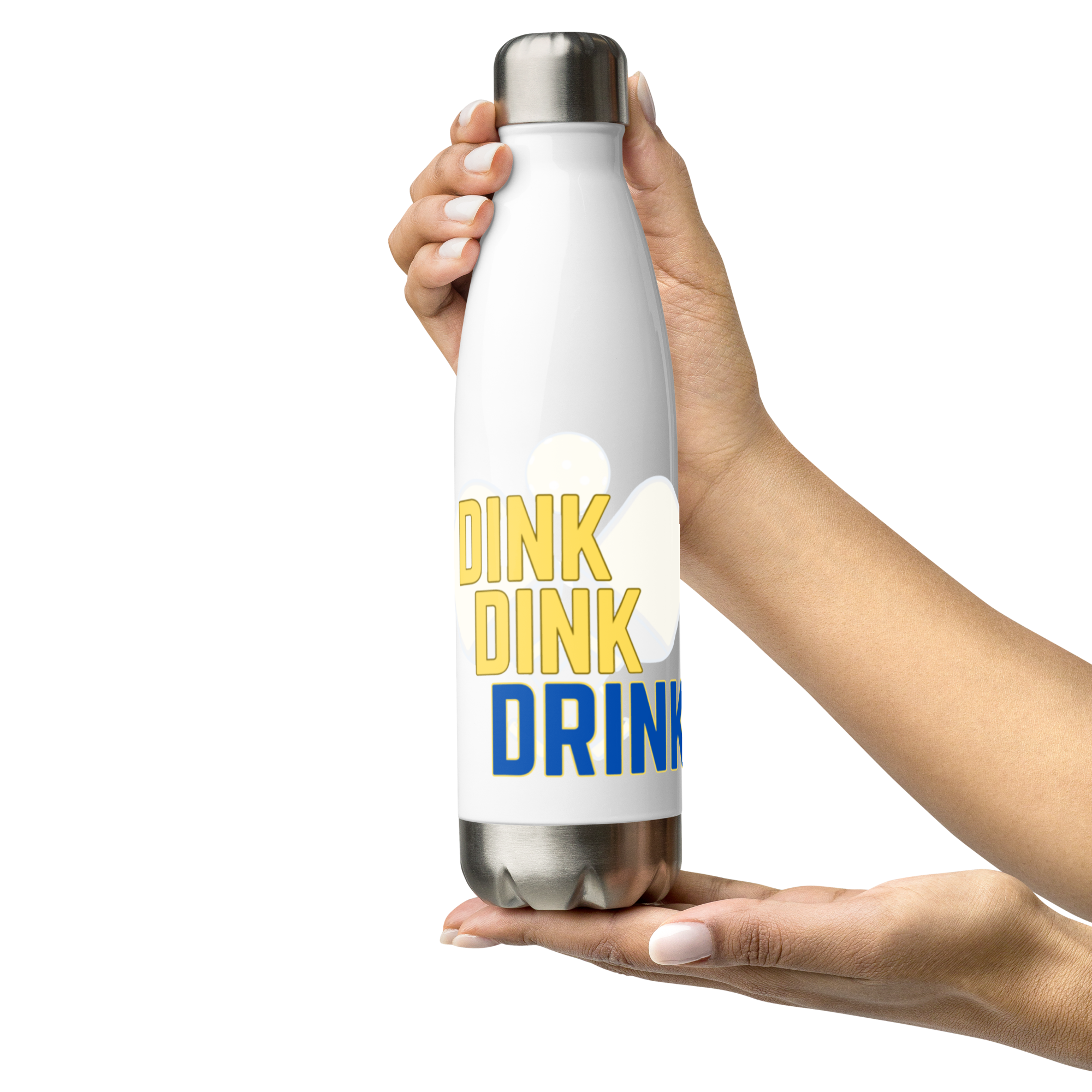 Dink Dink Drink Pickleball Bottle – Fun Stainless Steel Flask 17oz