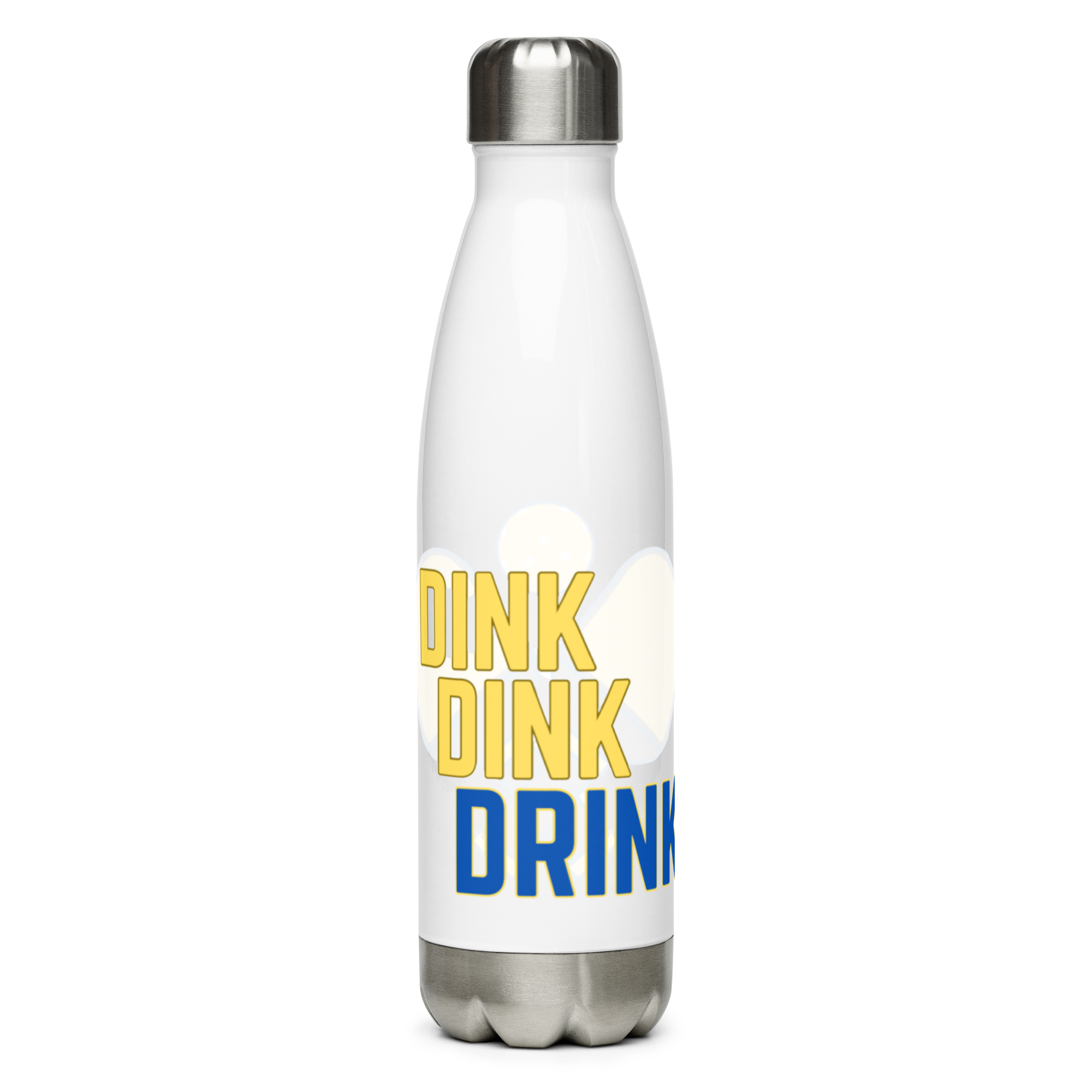 Dink Dink Drink Pickleball Bottle – Fun Stainless Steel Flask 17oz