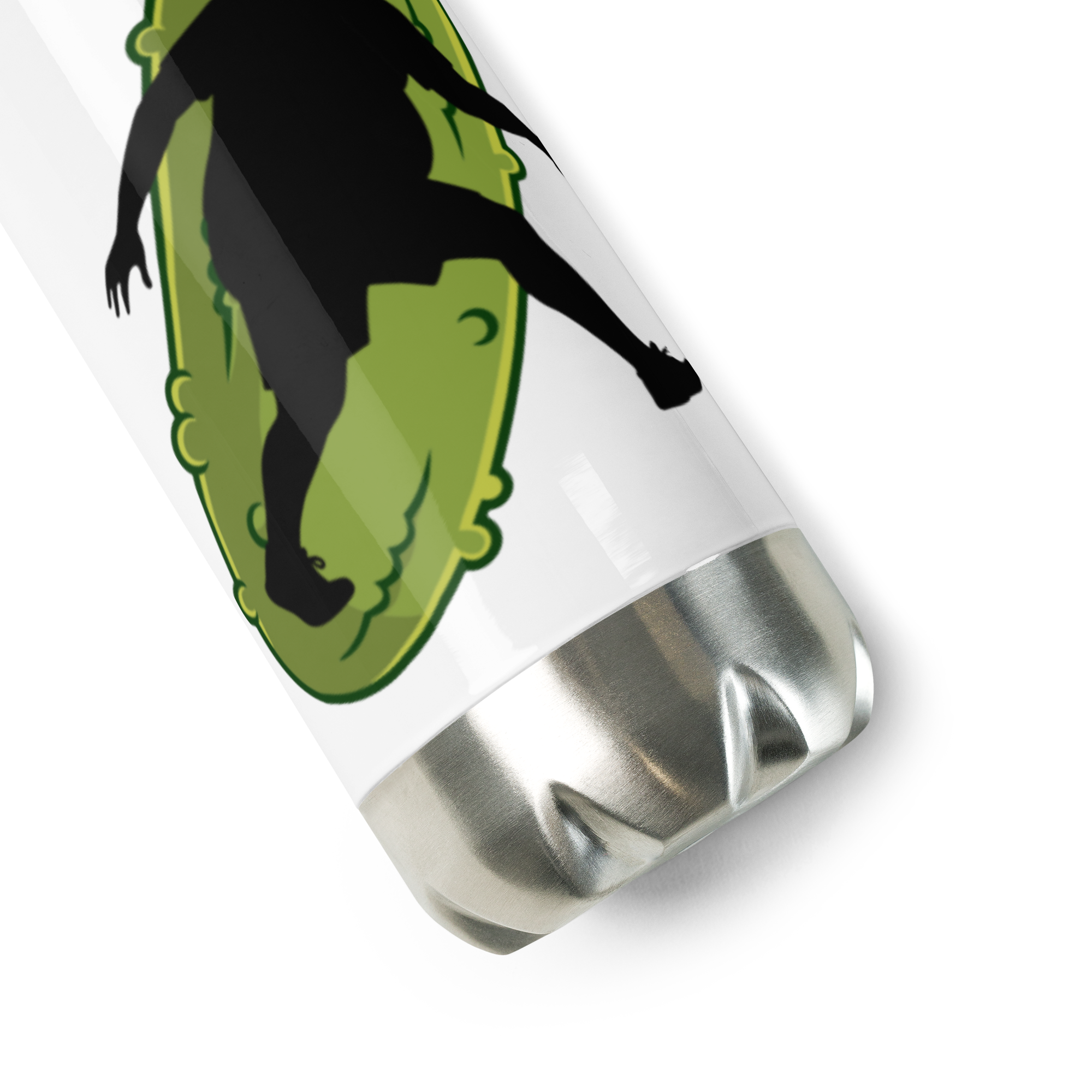 Dad Bod Pickleball Bottle – Funny Silhouette Stainless Steel Flask