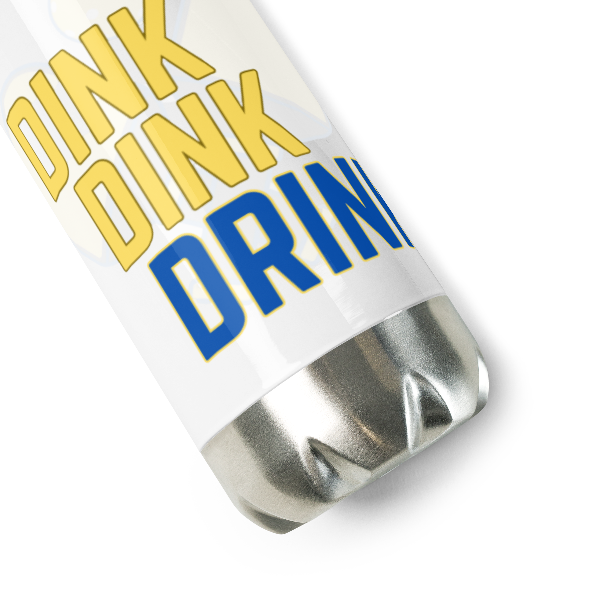 Dink Dink Drink Pickleball Bottle – Fun Stainless Steel Flask 17oz